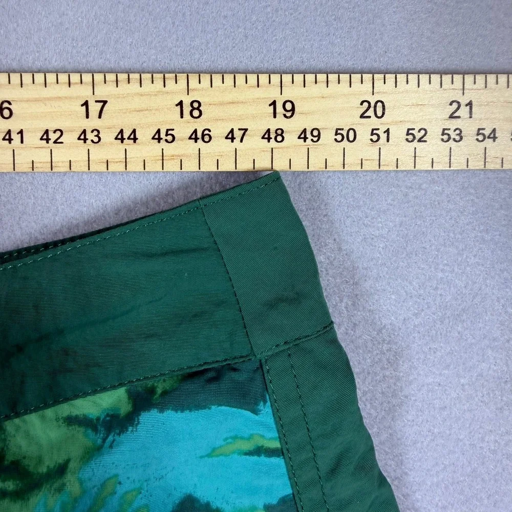 Patagonia Baggies Board Shorts Women 16 Green Tropical Palm NetPlus STY76594SP24